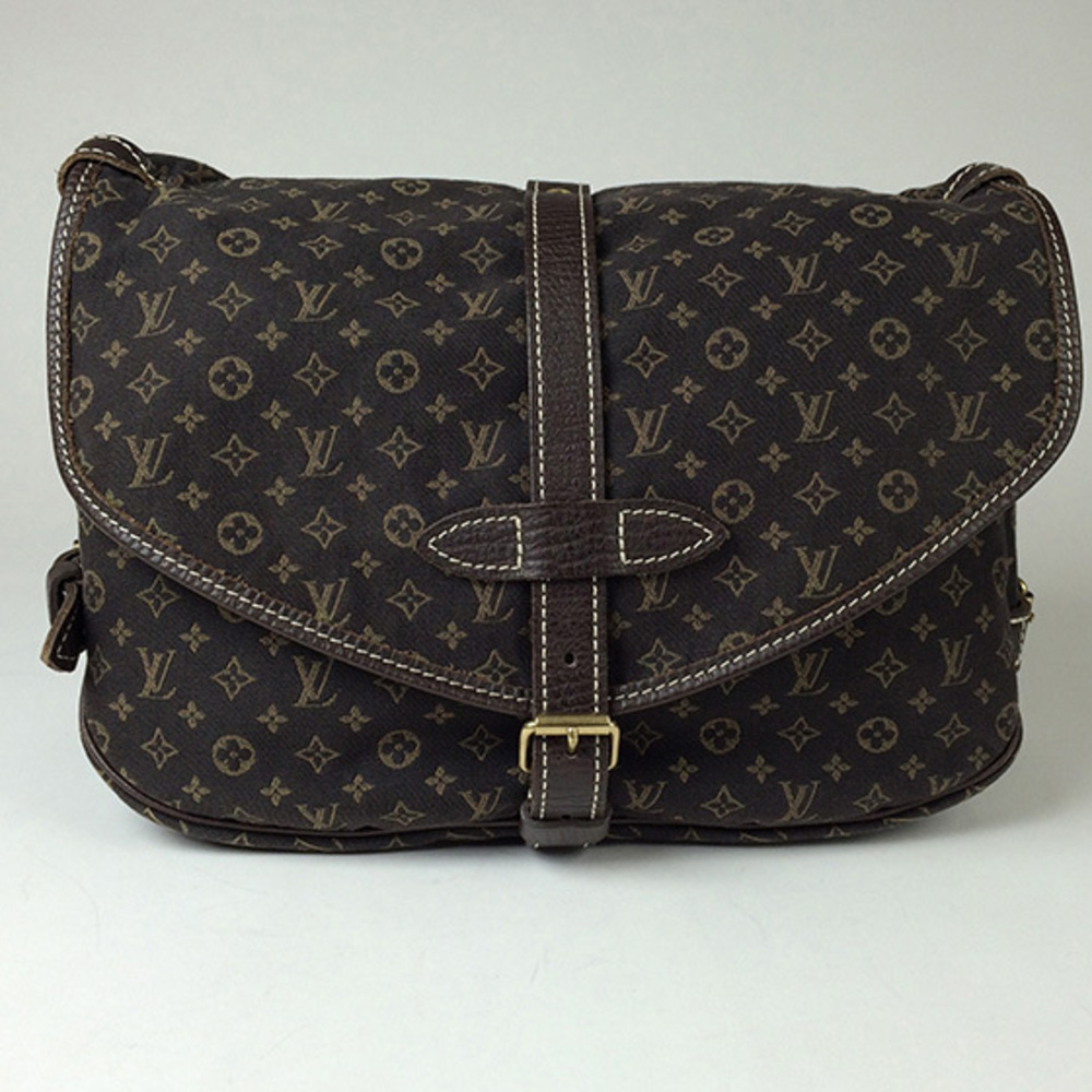 Louis Vuitton Monogram Minilan Run Saumur 30 Shoulder Bag